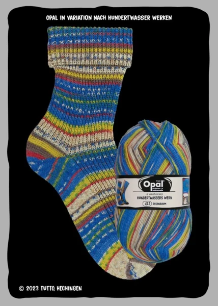 Opal nach Hundertwasser Edition 4-ply